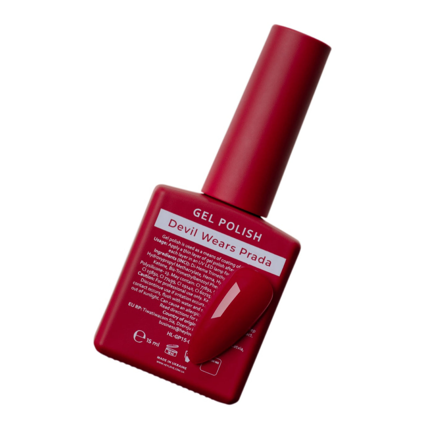 HEYLOVE - Gel Polish Devil Wears Prada, 15ml